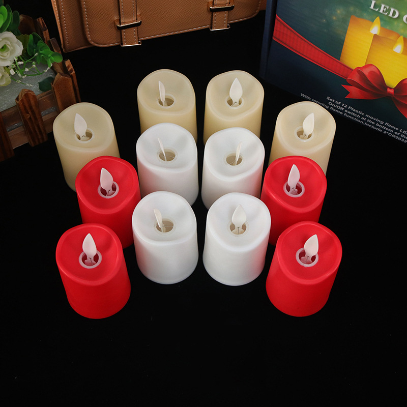 LED electronic candle lights, wedding and birthday candles, decorative lights, LED night lights, 10-key remote control electronic tea wax lights pic 36