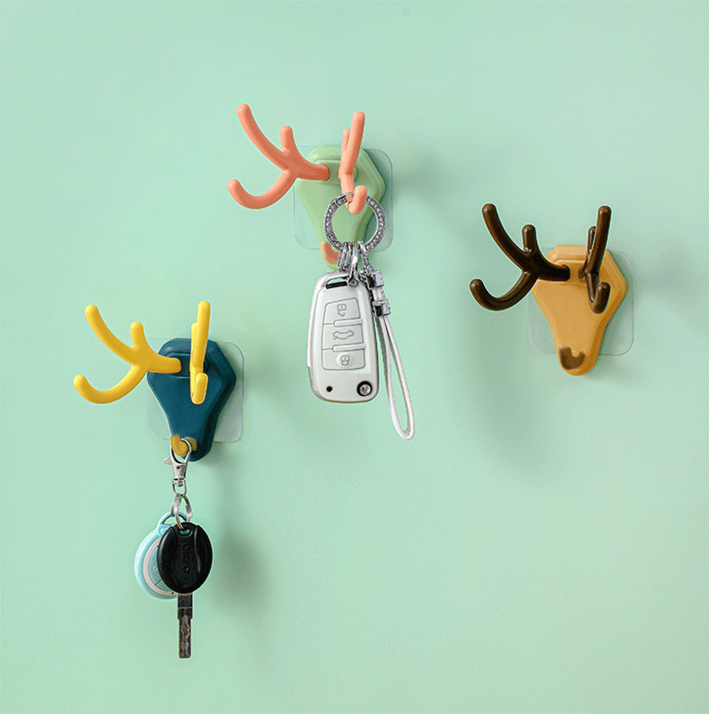 Cartoon elk antler hook pic 1