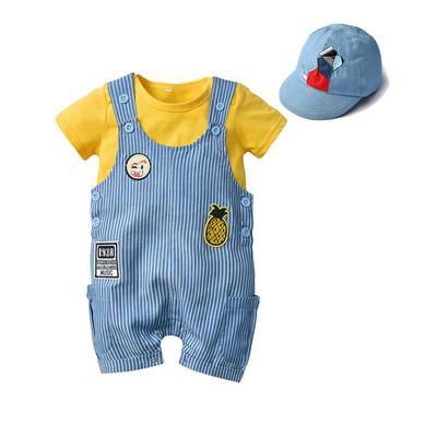 Summer male baby gentleman sets, baby crawling suits, overalls, two-piece sets, British-style cool evening gowns for foreign trade pic 46