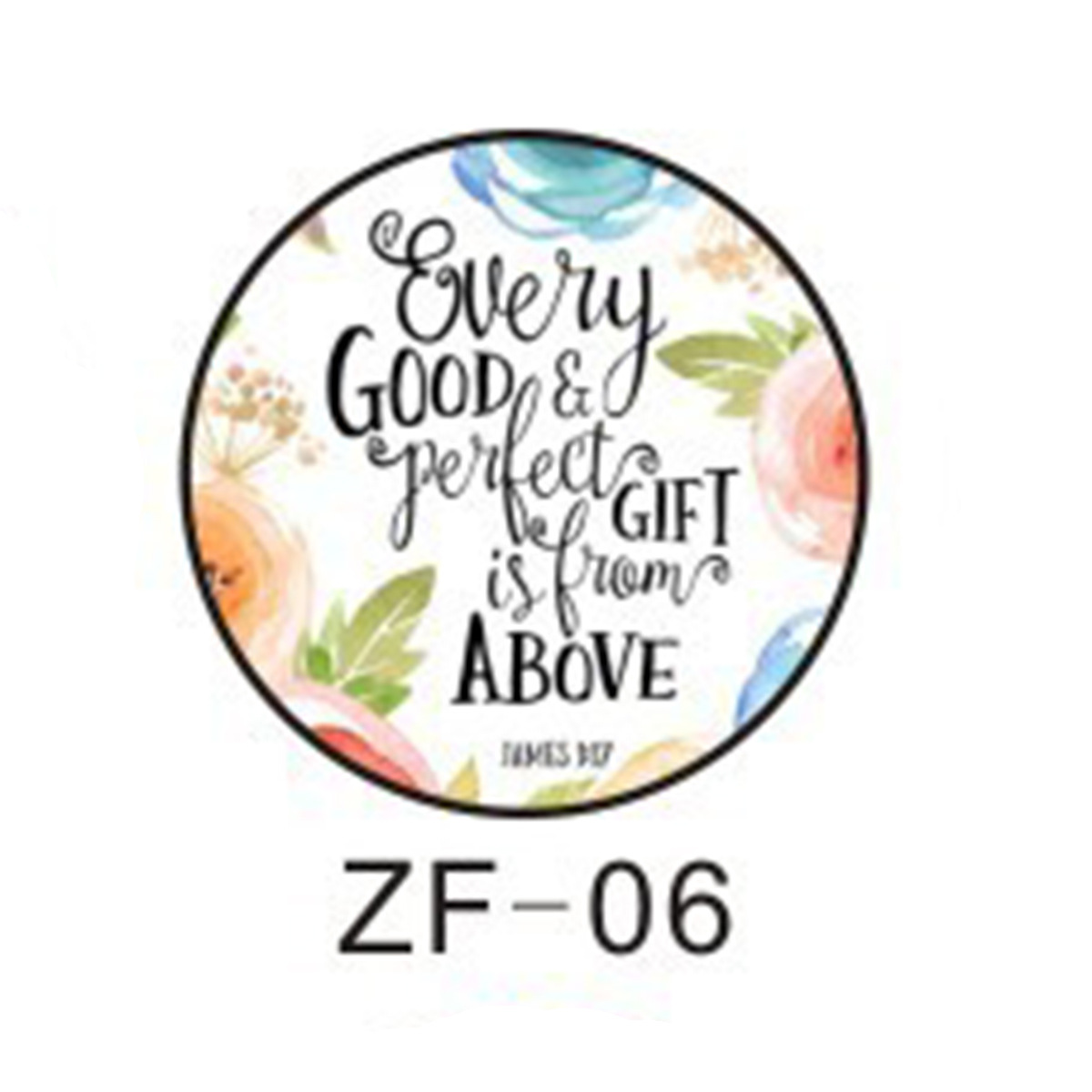 时光宝石水晶玻璃花环励志系列亚马逊diy饰品配件英文图案徽章详情11