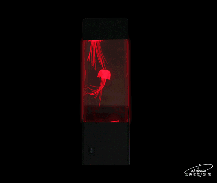 Small fish lamp, jellyfish lamp, night light, led mini water tank, desktop, small acrylic jellyfish lamp gift pic 12