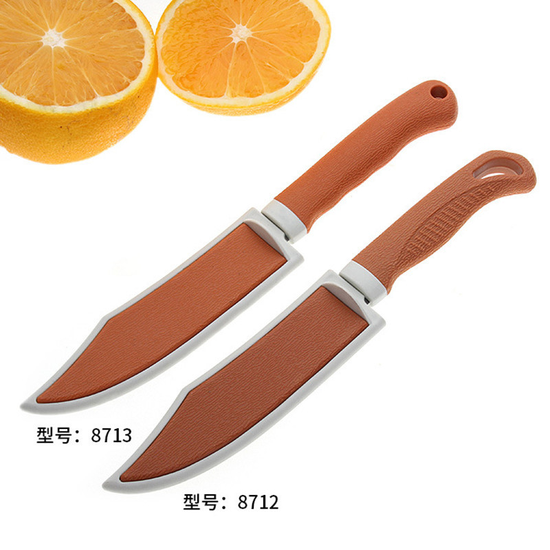 Factory direct sales of yellow sleeve knives, stainless steel fruit knives and peelers, wholesale two-yuan store supply pic 2