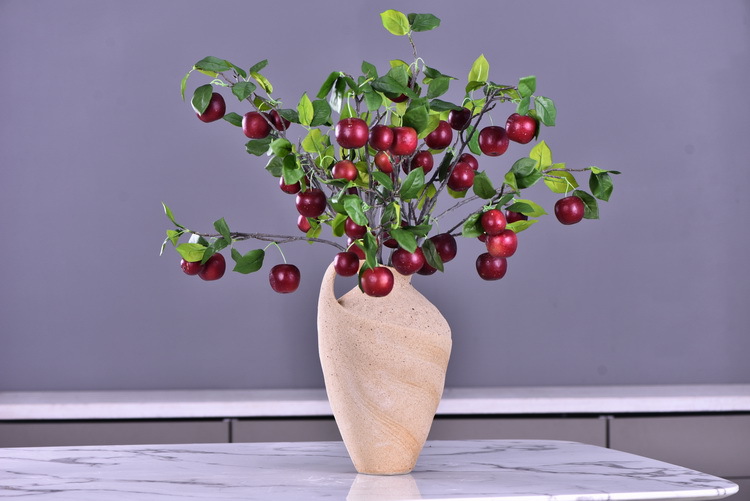 Wholesale of artificial apple branches, multi-leaf home decoration fruit branches, new Chinese-style New Year decoration berries from the manufacturer pic 39