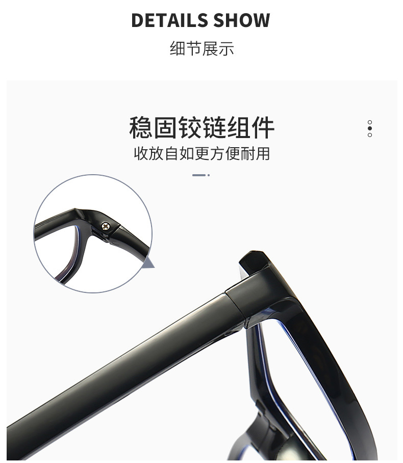 Wholesale anti-blue light reading glasses TR90 high-definition reading glasses for the elderly to use mobile phones, direct sales from the manufacturer pic 97