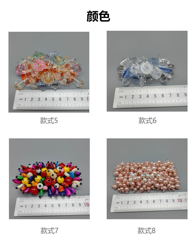 新款蝴蝶结配件手工半成品材料饰品手缝一字鞋花 凉鞋拖鞋diy配饰详情15