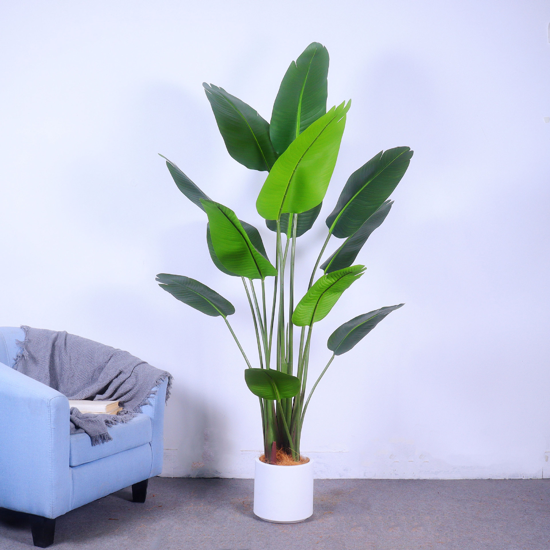 大型北欧仿真植物落地旅人蕉盆景室内装饰假盆栽办公室绿植摆件树高仿真绿植仿真树仿真花详情4