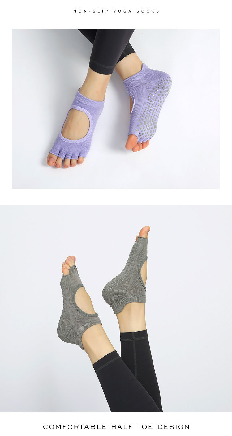 瑜伽袜子夏季防滑袜女夏天普拉提袜五指袜分指运动室内运动袜详情26