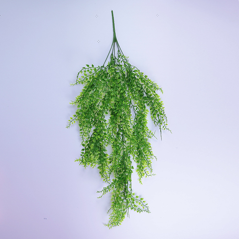 Artificial plants: Million heart vine, wall-hung green ivy, weeping willow, plant wall accessories, vines, artificial flowers, ceiling decoration, plastic leaves pic 11