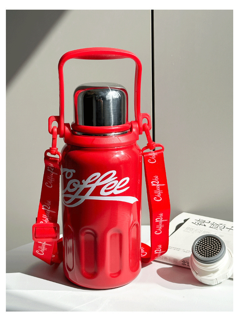 316 stainless steel cup, high appearance level, large-capacity water cup, portable sports water bottle, tea-water separation insulated cup pic 27