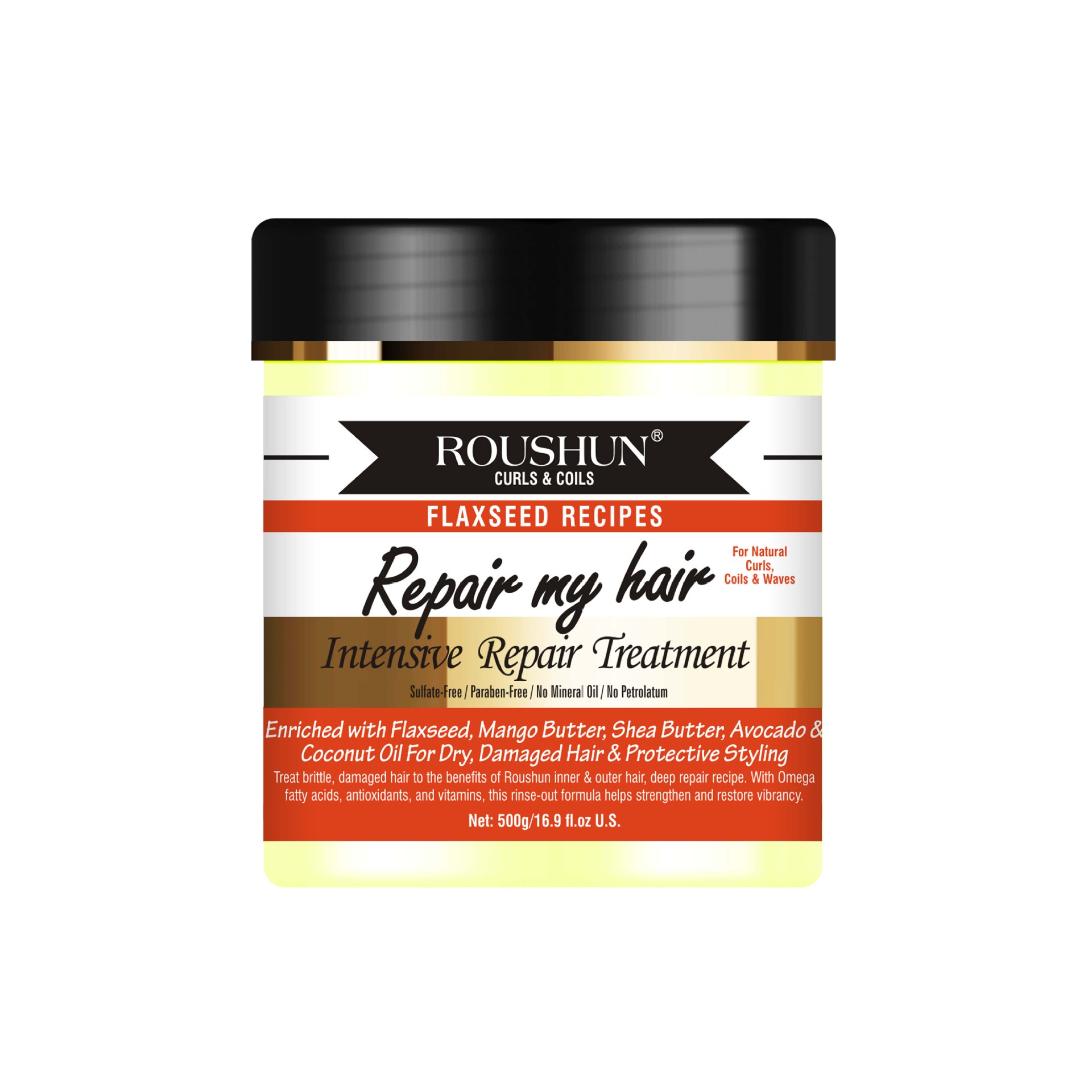 ROUSHUN Nourish HairTreatment, a hair mask and hair mask for improving frizz, is available for wholesale from the manufacturer pic 2