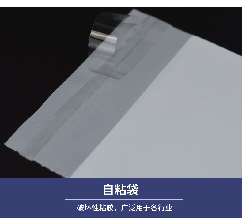 CPE磨砂袋半透明包装袋手机产品塑料磨砂平口袋磨砂袋自粘详情8