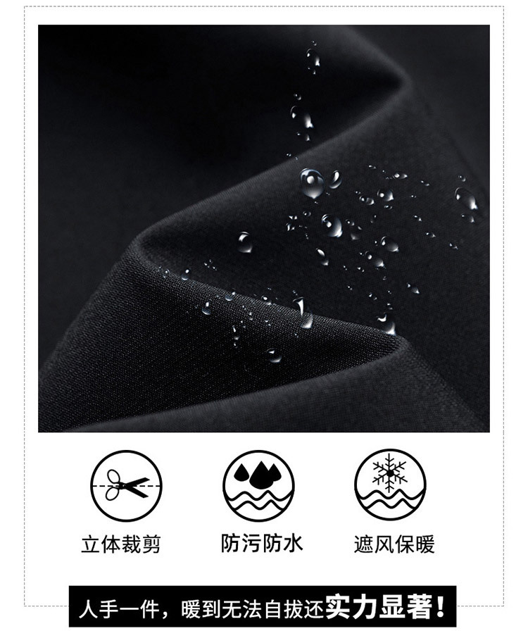 Winter cotton-padded clothes for men: thickened cotton-padded jackets with added fleece, warm sheepskin coat, and large-sized workwear cotton-padded jackets for middle-aged men pic 8