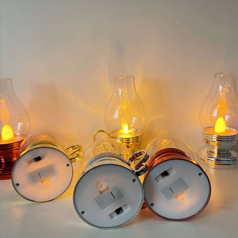 New single-wax small oil lamps, small horse lamps, wind lamps, decorative handicrafts and ornaments pic 8