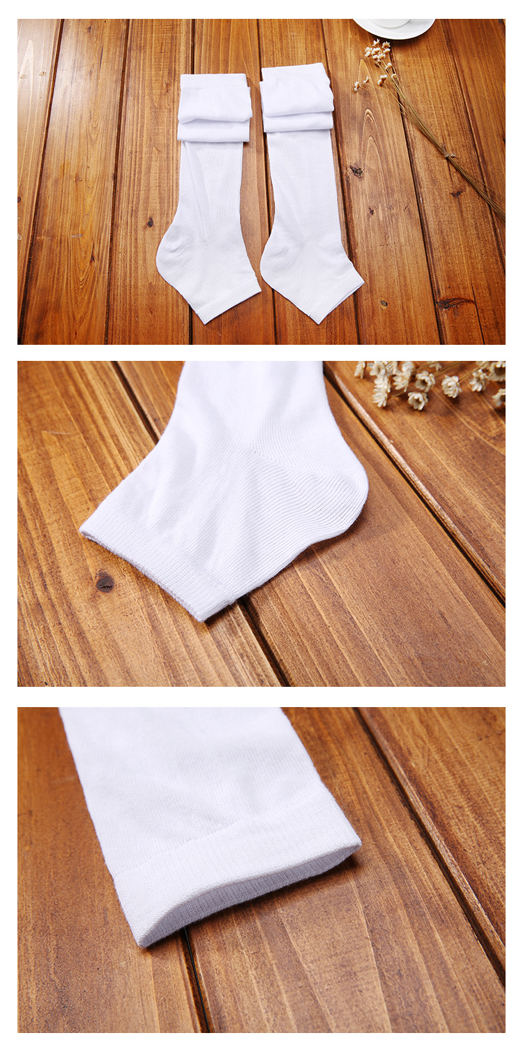 Spring and summer ultra-thin transparent sun protection thigh-high socks, knee-length knitted yoga, dance, cycling socks, air-conditioned room warmth and leg protection pic 34