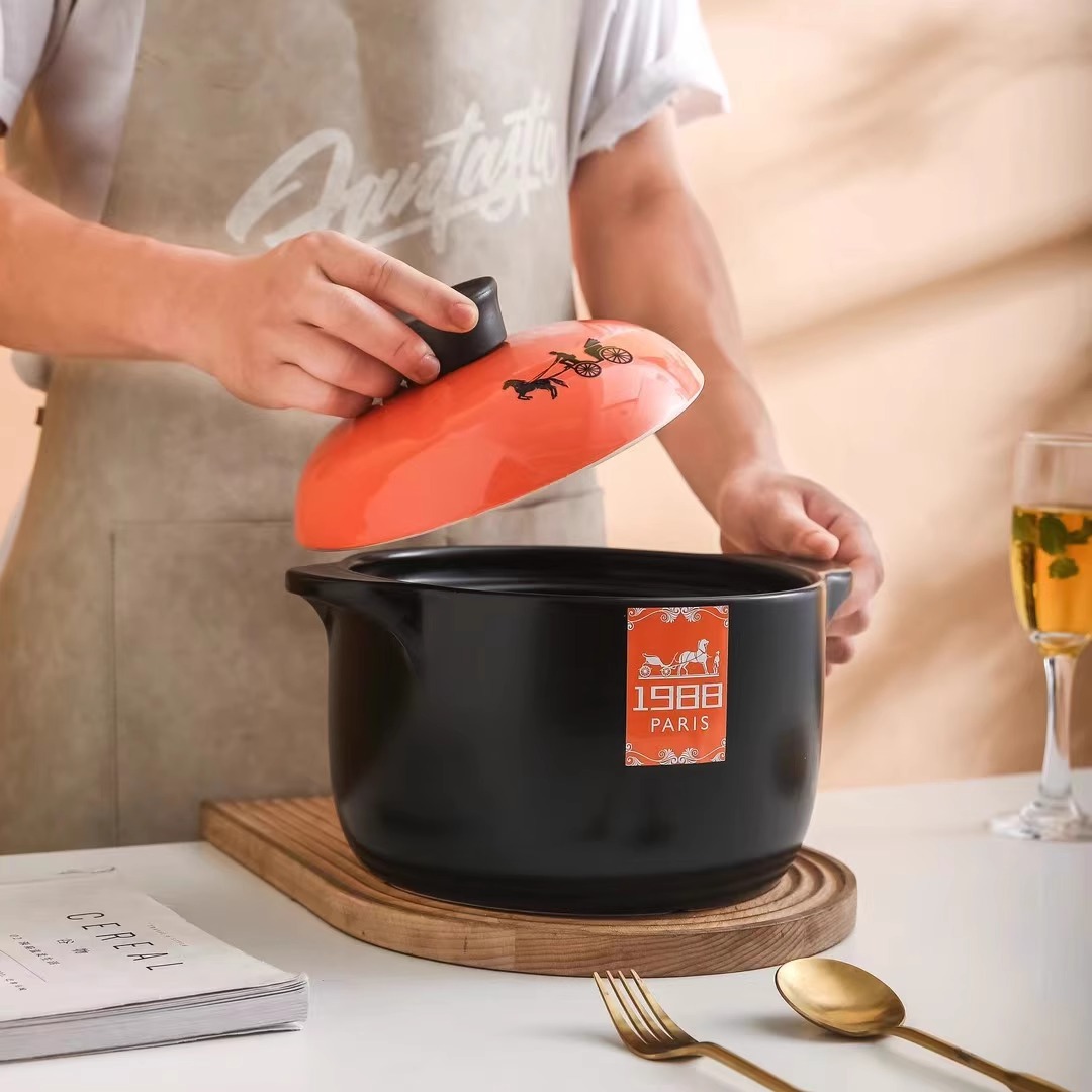 砂锅 陶瓷砂锅家用耐高温干烧锅燃气明火煲汤炖汤锅瓦罐汤煲家用详情2