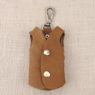 厂家批发直销通用款汽车钥匙包真皮多功能车用钥匙包双拉链钥匙包详情9