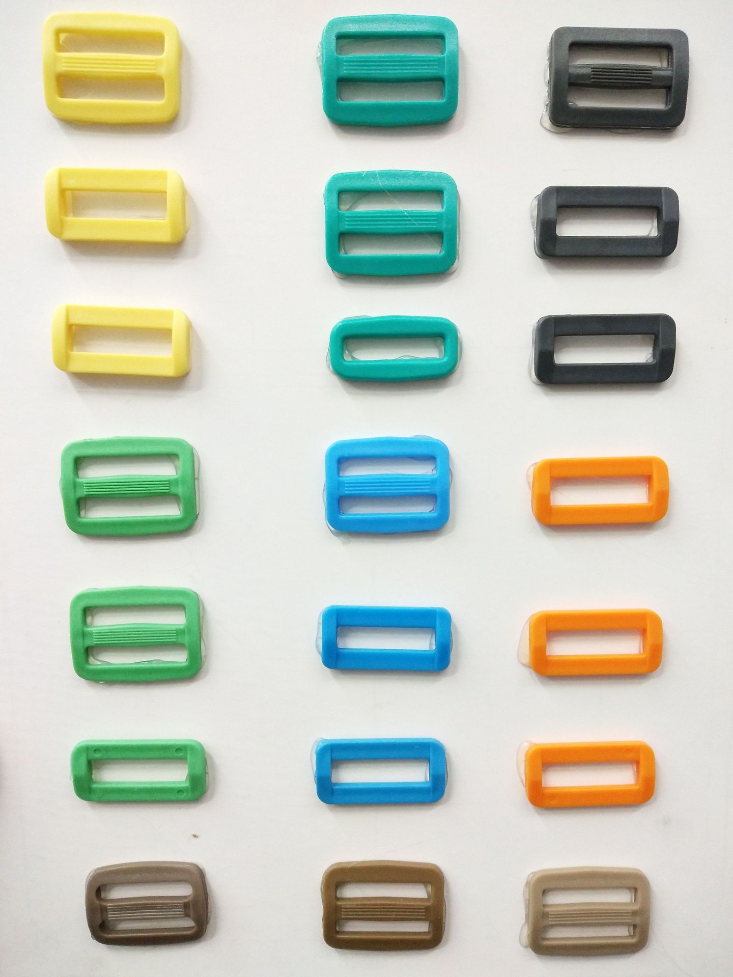 Low-price promotion: Backpack webbing buckles, ladder buckles, square buckles, plastic adjustable buckles, three-position buckles pic 12