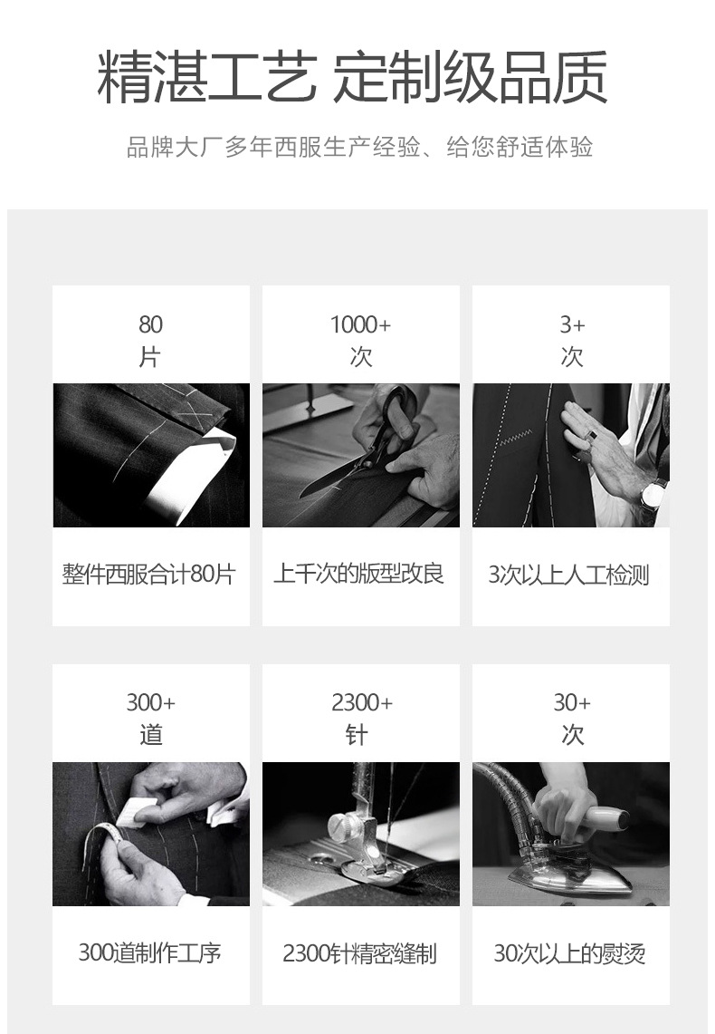 Laishibert autumn and winter knitted woolen woolen suits for young and middle-aged men, small suits for men, slim-fit woolen casual suits pic 29