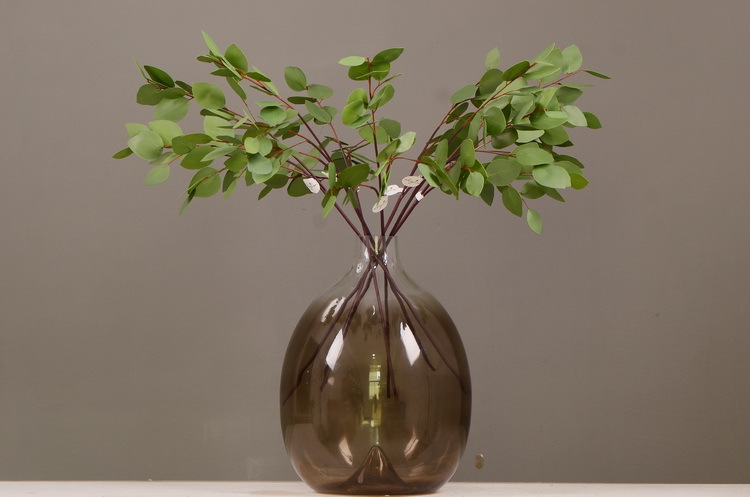 Dongli Flower Industry, the original manufacturer, offers direct sales of green plants in stock, wholesale of artificial leaves, round leaves with fruits, eucalyptus leaves, eucalyptus leaves, and one-piece consignment pic 10