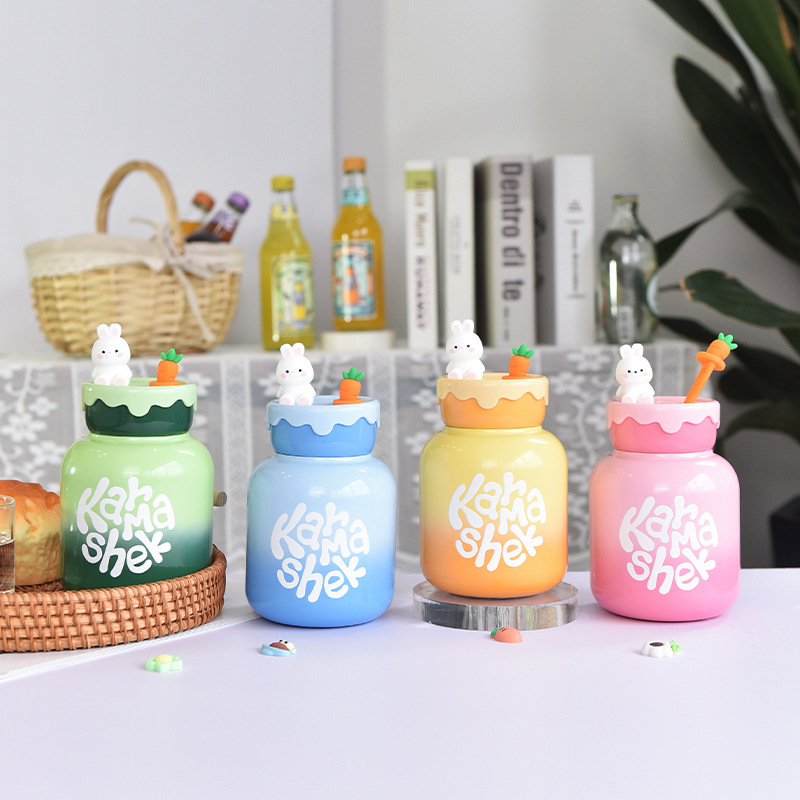 新款网红儿童保温杯可爱便携学生吸管杯316不锈钢大容量水杯详情3