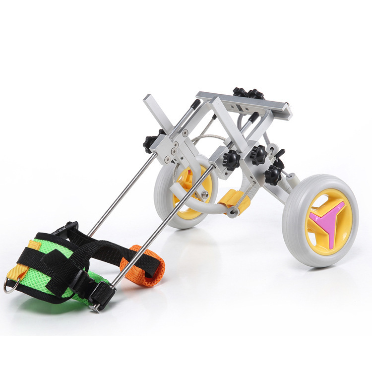 Pet supplies: Pet dog rehabilitation walking assistance vehicle, puppy disability vehicle, pet two-wheeled mobility scooter, pet stroller pic 16