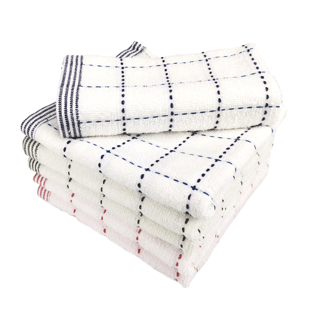 Cross-border best-selling pure cotton absorbent thickened towels, pure cotton hand towels, cleaning towels, placemats, napkins, dishwashing hand towels pic 4