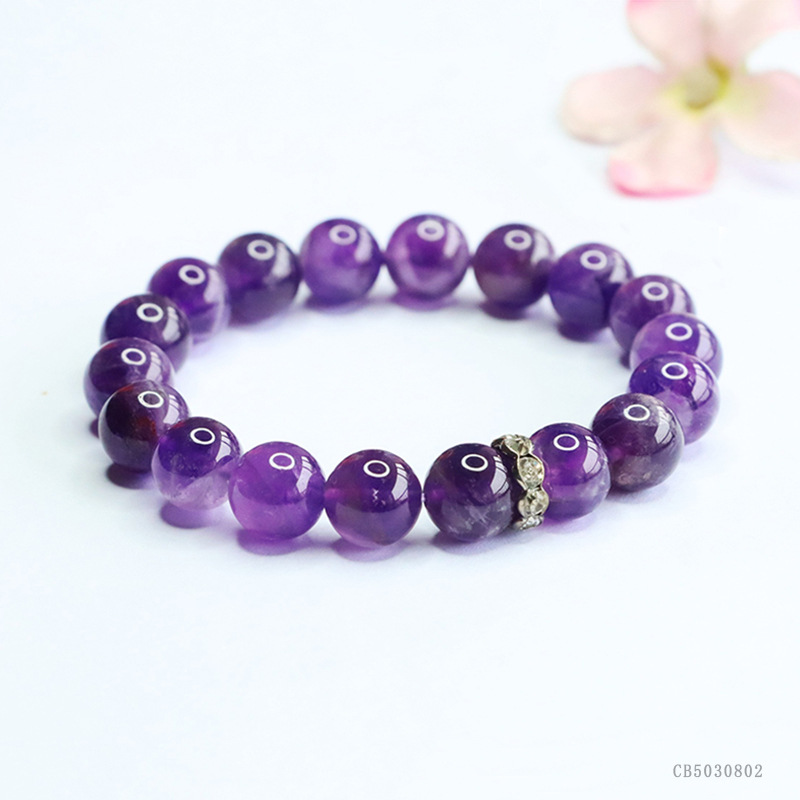Juanyu Natural Amethyst Bracelet Lavender Dreamy Crystal Bracelet Unboxing Blind Box Live Streaming Factory CB5030551 pic 12