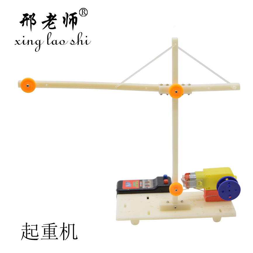 Homemade cranes, homemade hoists, tech gadgets, diy toy models, educational toys pic 3