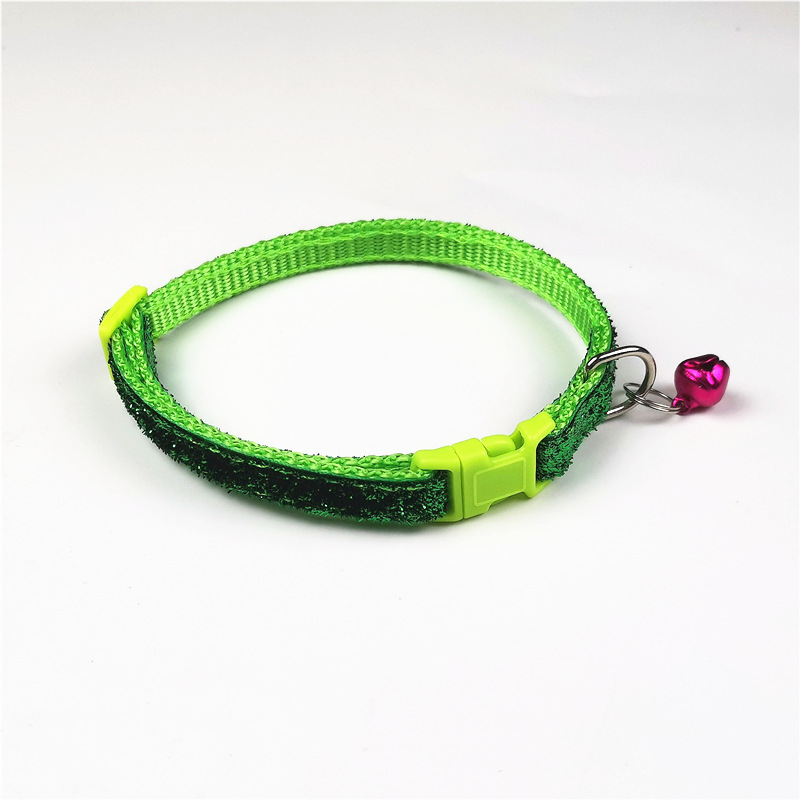 Pet collars, gold velvet collars in multiple colors available, small dog patch collars, bell collars manufacturer pic 8