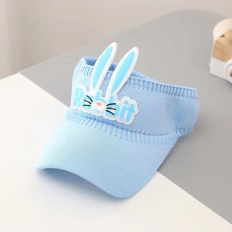 儿童防晒帽夏季鸭舌遮阳帽空顶帽男女童防紫外线防晒详情9