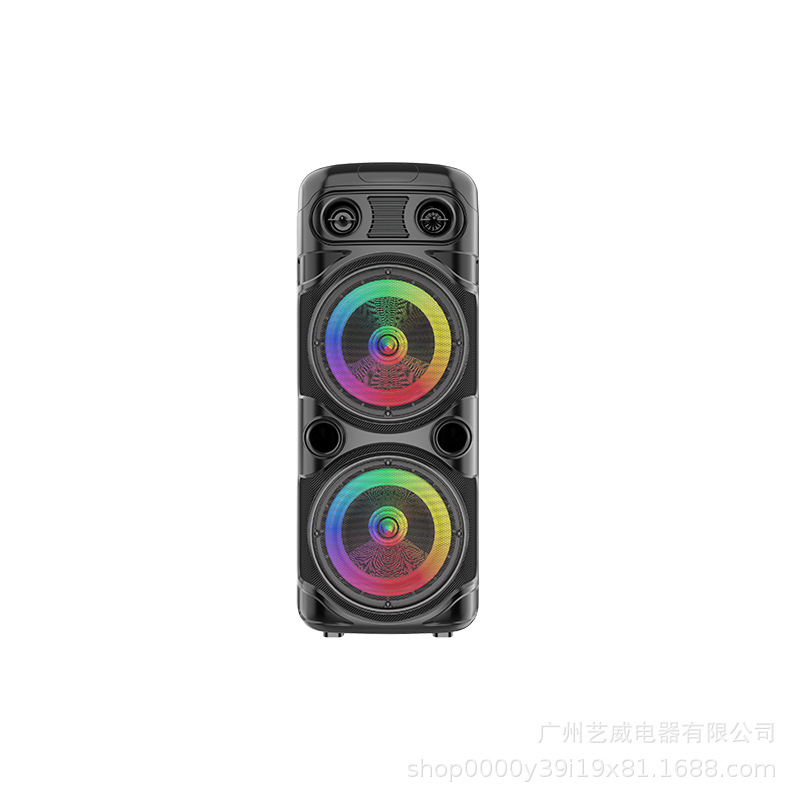 蓝牙音箱双8寸喇叭蓝牙音箱户外无线蓝牙便携音响厂家  ZQS8210S详情1