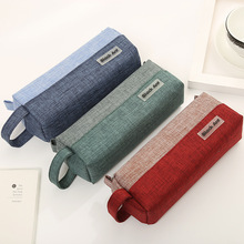 韩版大容量拉链笔袋 pencil case PVC文具包铅笔袋 笔袋定制logo详情10