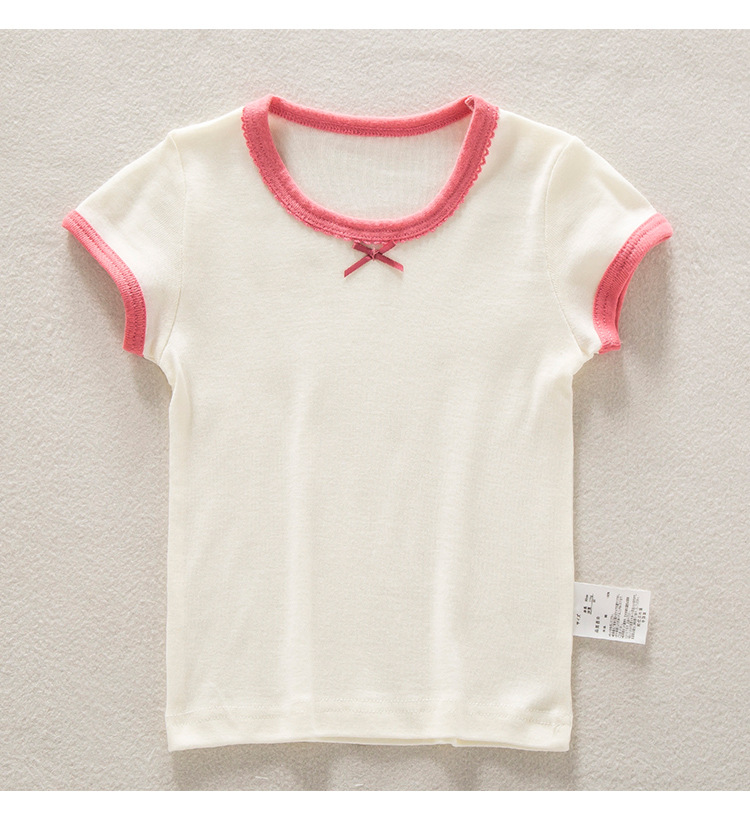 夏季女童T恤儿童短袖打底衫女宝宝上衣婴儿半袖t纯棉圆领吸汗详情6