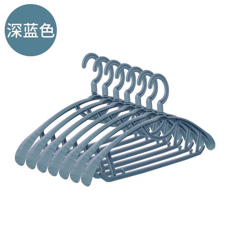 Factory direct sales of thickened plastic clothes hangers, wide-shoulder thickened anti-slip clothes racks, multi-functional traceless clothing and pants racks wholesale pic 14