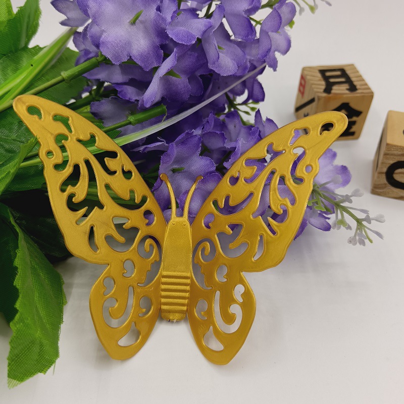 厂家直销3D立体镂空蝴蝶夜光蝴蝶炫彩蝴蝶渐变色蝴蝶详情10