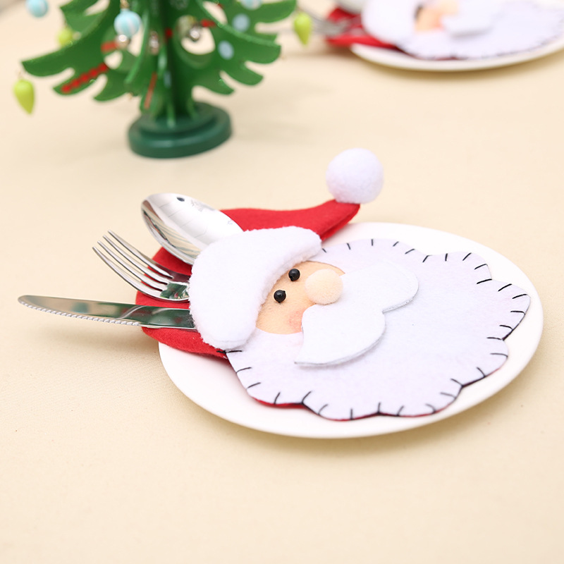 New Christmas products: Santa Claus knife and fork sets, Christmas cutlery bags, and Christmas creative home gifts pic 13