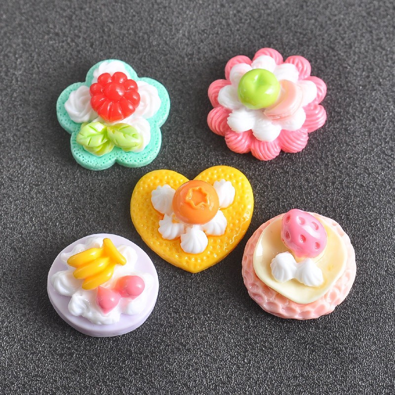 New diy small accessories for food and play refrigerator stickers, versatile resin accessories, fashionable cartoon and cute stickers pic 18