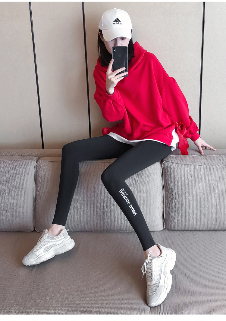 Shark skin leggings for women to wear outside in spring and autumn, high-waisted shark pants wholesale, thin slimming legs and lifting buttocks yoga Barbie pants pic 16