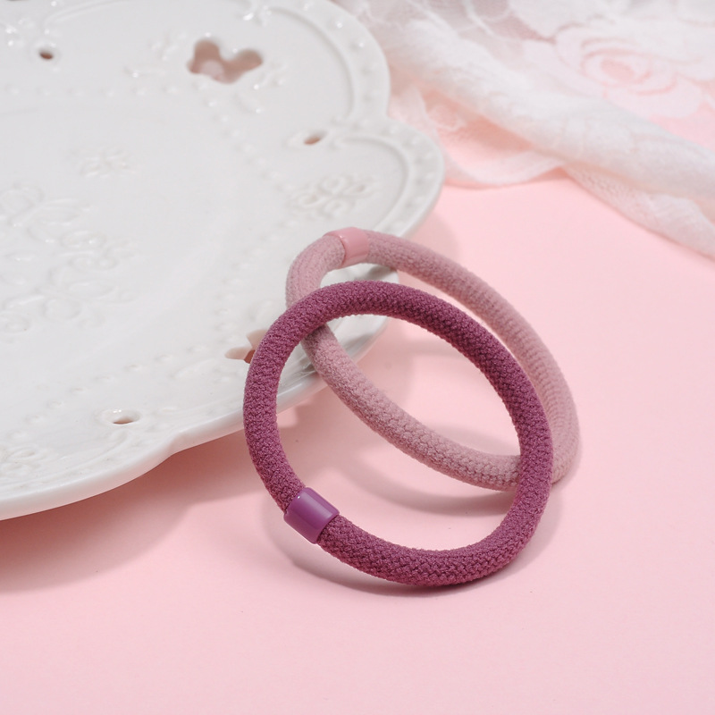 New durable, non-tangling, versatile woolen hair bands, hair ties, hair accessories, leather bands, hair ties and hair accessories are available in multiple colors pic 10