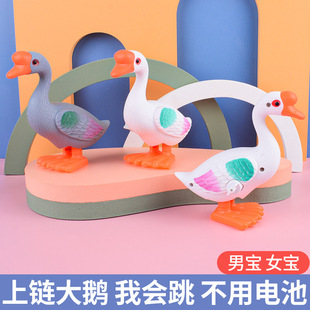 抖音网红同款儿童玩具按压动物小黄鸭爬行玩具车玩具地摊批发工厂详情8