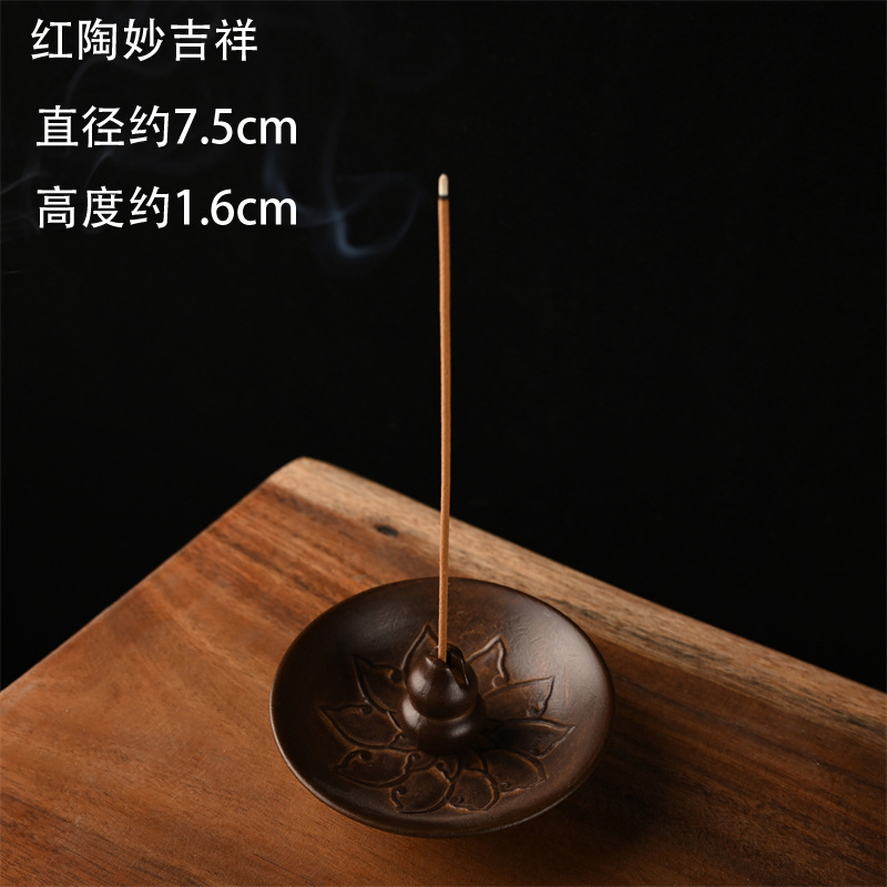 Portable incense stick, celadon incense stick, ceramic incense burner, household indoor agarwood and sandalwood incense burner, simple incense stand pic 14