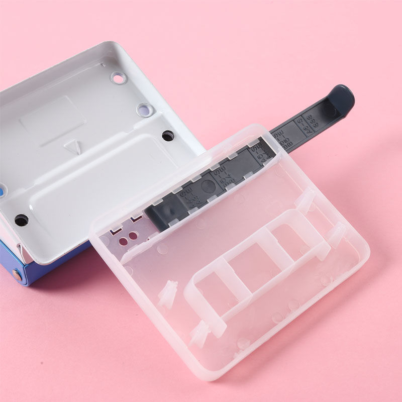 Plastic and metal binding clips, color paper clips, loose-leaf document two-hole binding strips, binding buckles, 80mm, office stationery pic 15