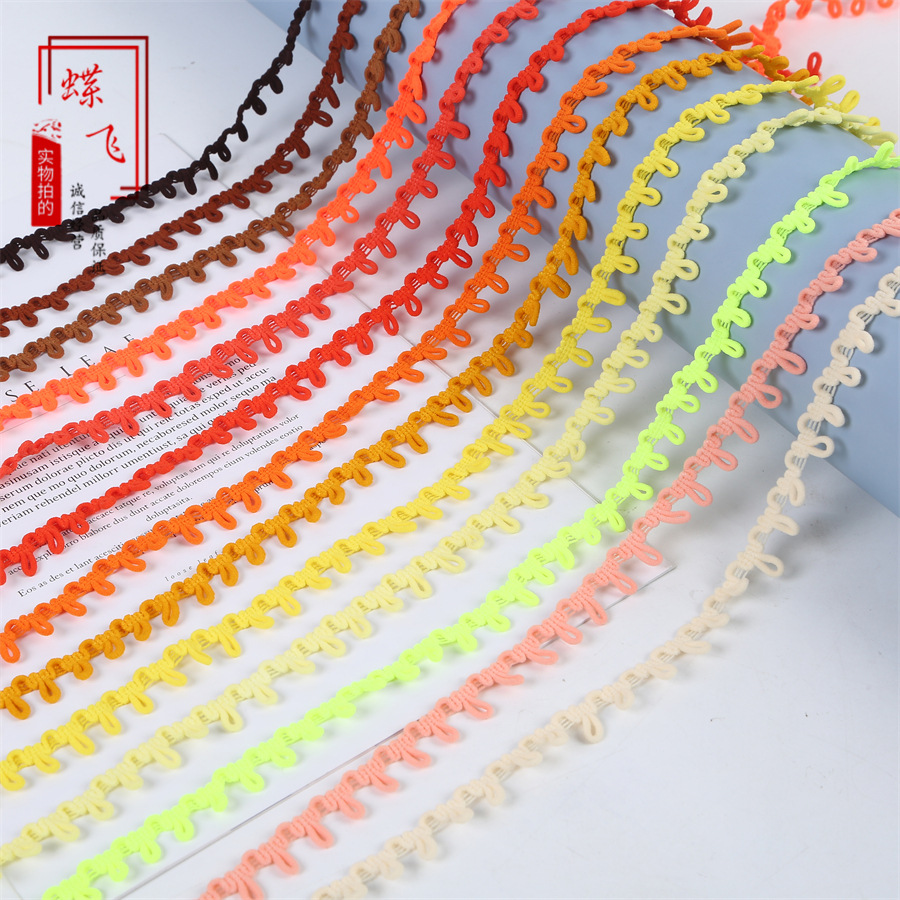 Available in stock: 35 colors of accessories, elastic buttonholes, elastic lace, removable caps, collar buckles, elastic and tight buckles, and button loops pic 10