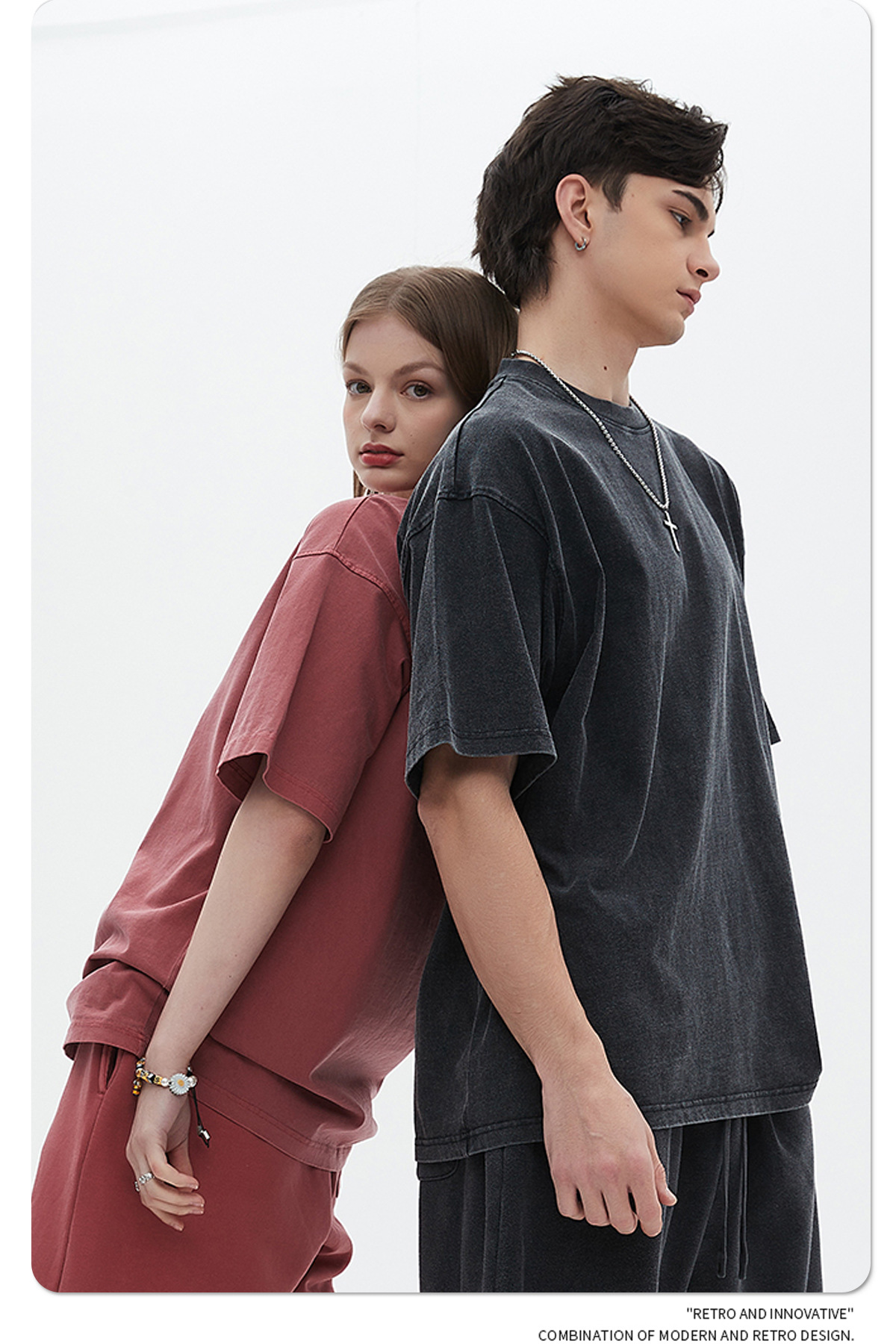 ARTIE男装|重磅250G复古水洗做旧短袖t恤男 宽松纯棉男士潮牌t恤详情43