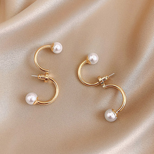 长款流苏耳环女2022年新款潮镶锆珍珠耳坠轻奢风气质高级时尚耳钉详情14