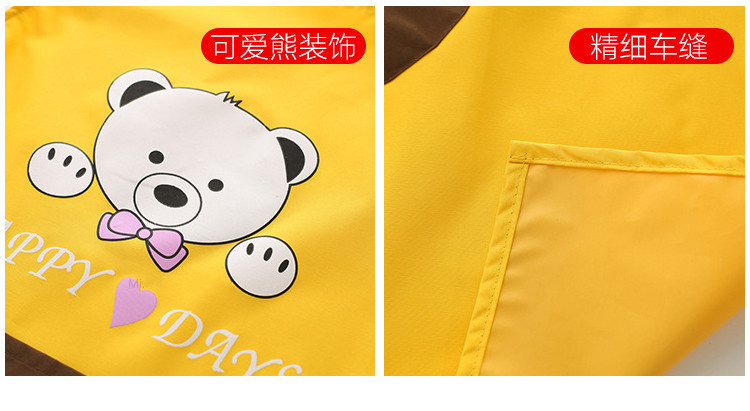 [LOVELY HOME] [holding ja] venta directa de fábrica al por mayor nueva cocina impermeable para hombres y mujeres dibujos animados delantal Logo publicidad delantal PVC pic 7