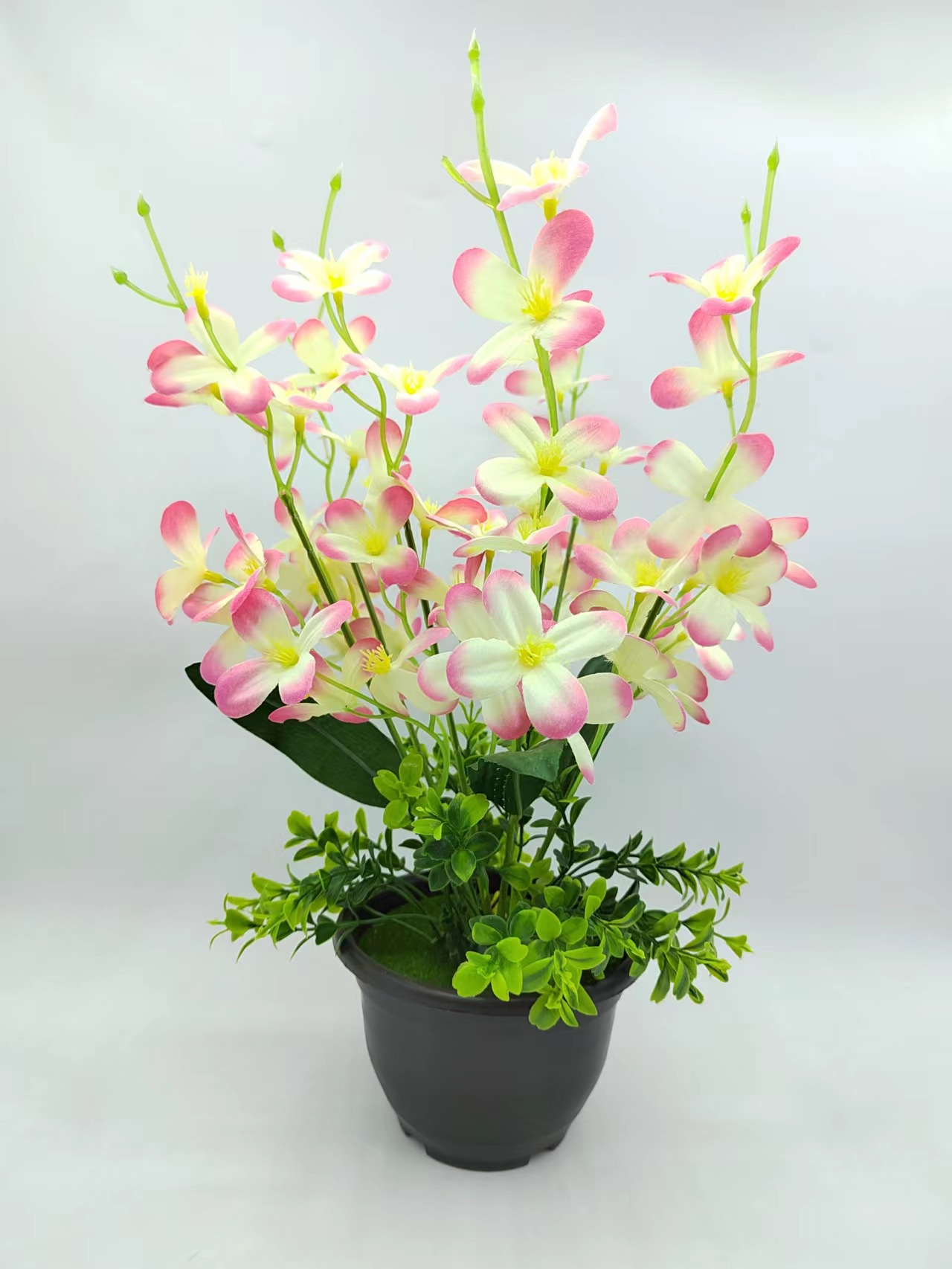 Hongsheng Simulation Technology simulates five-pronged orchid home green bonsai pic 1