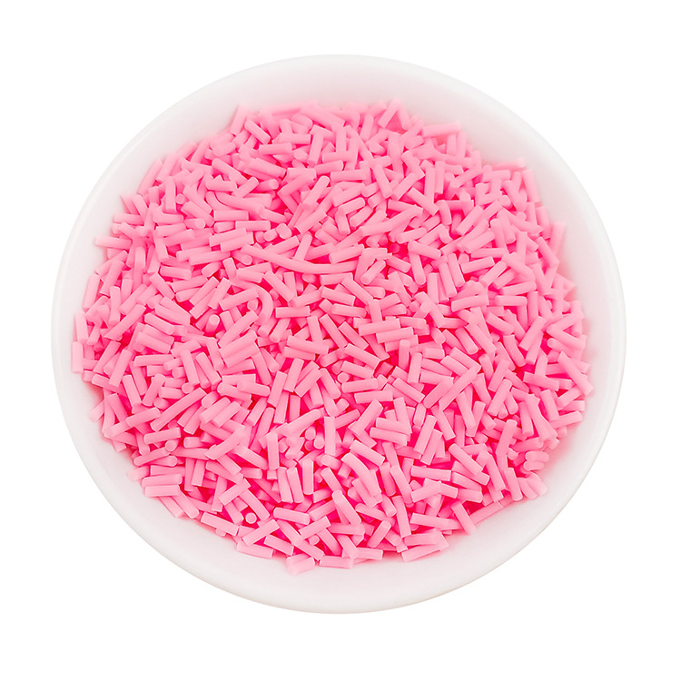 50g artificial soft clay long strip sugar granules packaging, food and play chocolate, handcrafted material, cream glue decorated soft clay granules pic 15