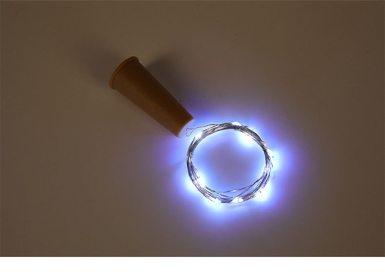 Wine bottle stopper lamp, decorative color light string, festival atmosphere light, Internet celebrity party night light, luminous light, flashing light, LED string light pic 9