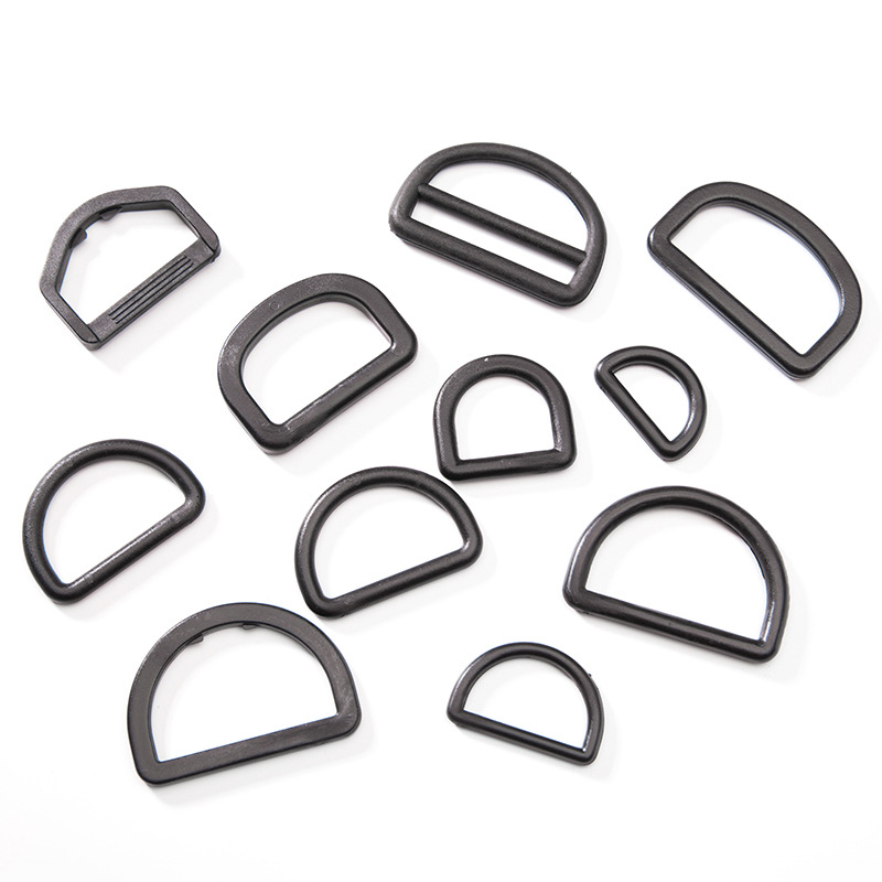 塑料D扣半圆环五角D扣三角扣半圆环聚甲醛POM环保过检针半圆环2.5详情10